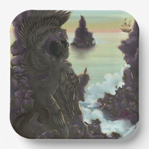 Plato De Papel Siren Stones