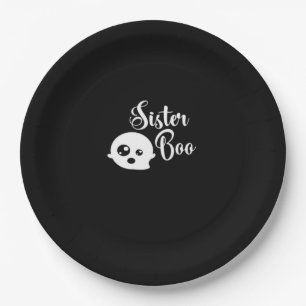 Plato De Papel Sister Boo Halloween