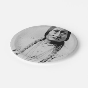 Plato De Papel Sitting Bull