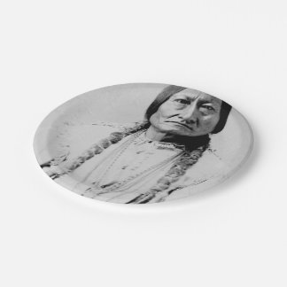 Plato De Papel Sitting Bull