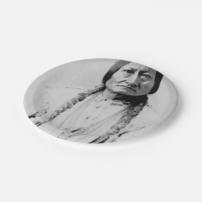 Plato De Papel Sitting Bull (Angular)