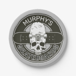 Plato De Papel Skateboarding Skateboarding Personalizada