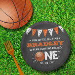 Plato De Papel Slam Se Está Quedando Con El Grande | Primer cumpl<br><div class="desc">Celebre con estilo con estos modernos platos de papel fiesta de 1 cumpleaños. El diseño es fácil de personalizar con tu propia redacción y tu familia y amigos estarán encantados cuando vean estos fabulosos platos fiestas. Se pueden encontrar elementos fiestas coincidentes en la colección.</div>