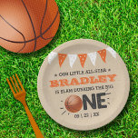 Plato De Papel Slam Se Está Quedando Con El Grande | Primer cumpl<br><div class="desc">Celebre con estilo con estos modernos platos de papel fiesta de 1 cumpleaños. El diseño es fácil de personalizar con tu propia redacción y tu familia y amigos estarán encantados cuando vean estos fabulosos platos fiestas. Se pueden encontrar elementos fiestas coincidentes en la colección.</div>
