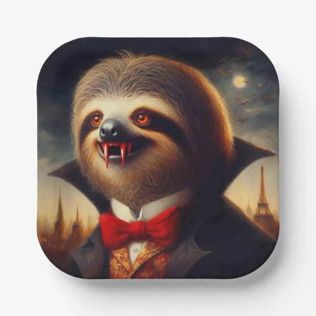 Plato De Papel Sloth Vampire (Anverso)
