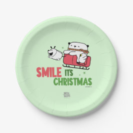 Plato De Papel | Smile, it's Christmas