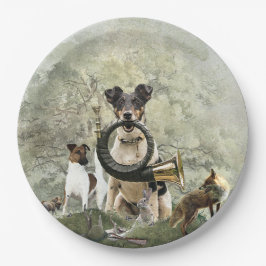 Plato De Papel Smooth Fox Terrier