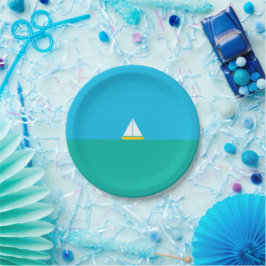 Plato De Papel Smooth Sailin Party Plates