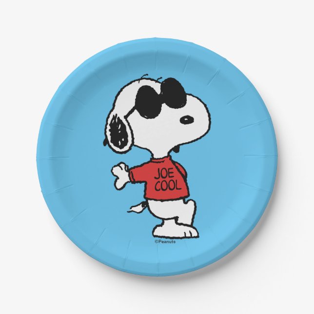 Plato De Papel Snoopy "Joe Guay" (Anverso)