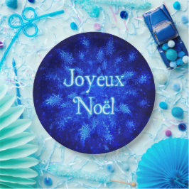 Plato De Papel Snowburst - Joyeux Noё l