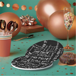 Plato De Papel Sobre la colina