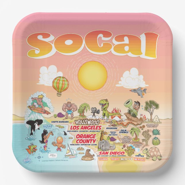 Plato De Papel SoCal (Anverso)