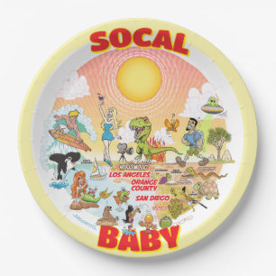 Plato De Papel SoCal Baby Plate