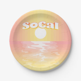 Plato De Papel SoCal Sunset