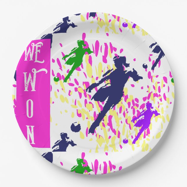 PLATO DE PAPEL SOCCER (Anverso)