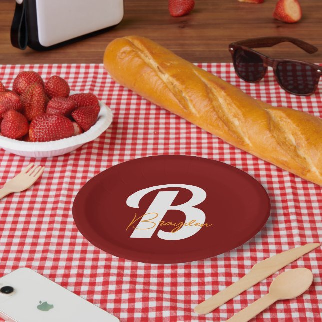 Plato De Papel Socks de tripulación (Picnic)