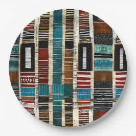 Plato De Papel Sofisticada isla caribeña africana de lujo