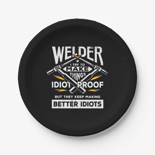 Plato De Papel Soldado intenta hacer cosas (Anverso)