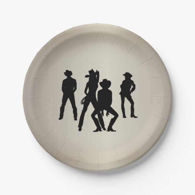 Plato De Papel Solía ser un baile en línea (Anverso)