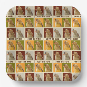 Plato De Papel Solo sé tú - Placa de papel