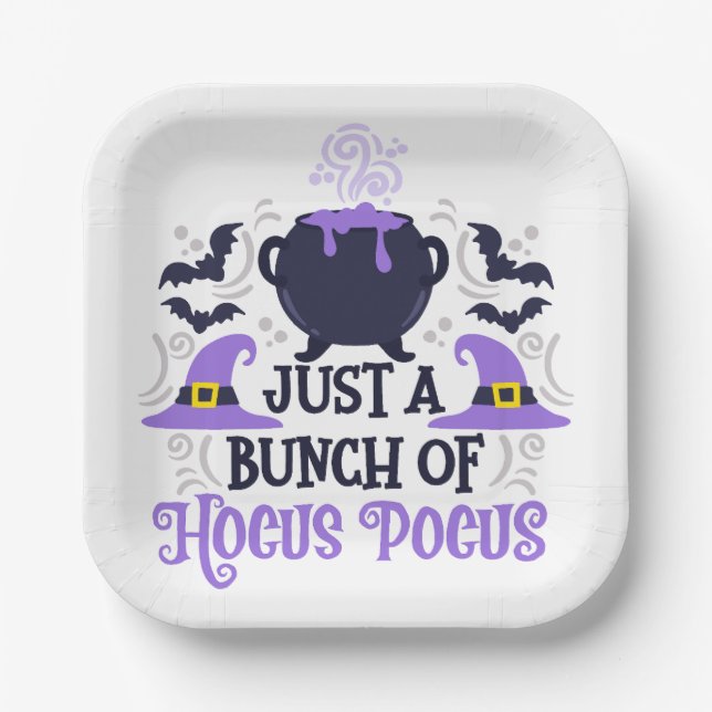 Plato De Papel Sólo un montón de ocus (Anverso)