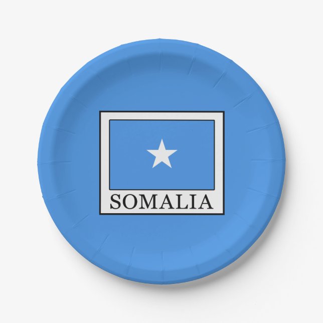 Plato De Papel Somalia (Anverso)