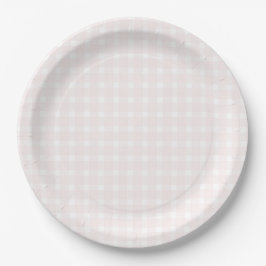 Plato De Papel Some Bunny Sweet Pink Baby Shower 