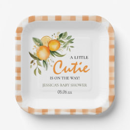 Plato De Papel Somebunny Special Wildflowers Spring Baby Shower