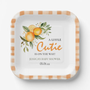 Plato De Papel Somebunny Special Wildflowers Spring Baby Shower