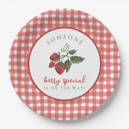 Plato De Papel Someone Berry Special Baby Shower Napkin