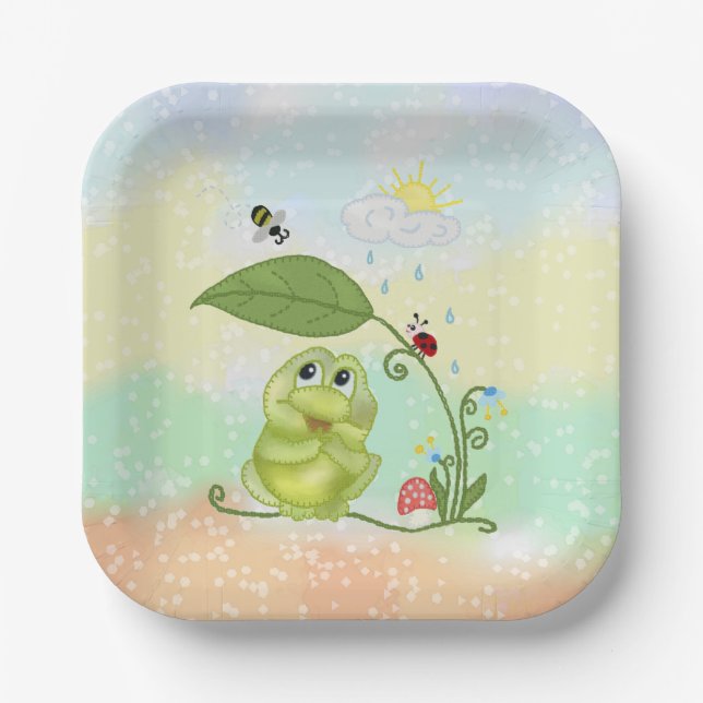 Plato De Papel Sommerfrosch (Anverso)