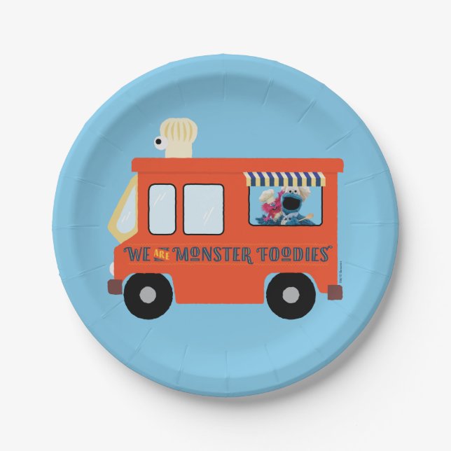 Plato De Papel Somos monstruosos (Anverso)