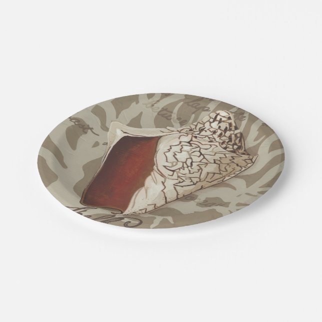 Plato De Papel Soneto costero IV (Angular)