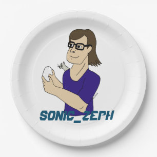 Plato De Papel Sonic_Zeph