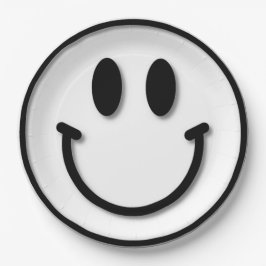 Plato De Papel Sonrisa