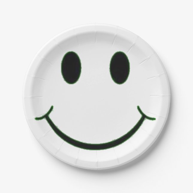 Plato De Papel sonrisa (Anverso)