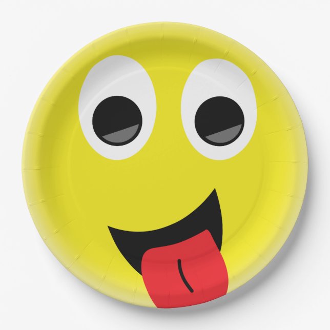 Plato De Papel Sonrisa de hambre (Anverso)