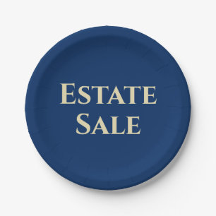 Plato De Papel Soporte de ventas inmobiliarias