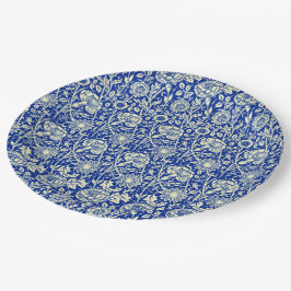 Plato De Papel Sorta Blue Calico