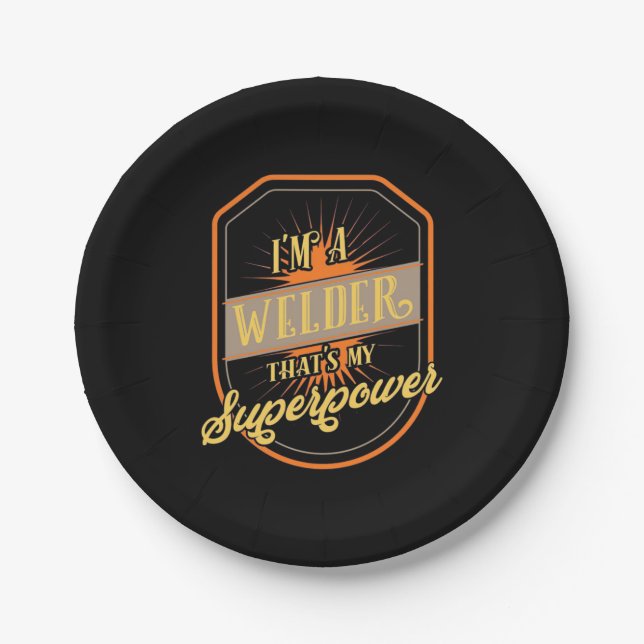 Plato De Papel Soy Un Soldado (Anverso)