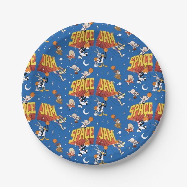 Plato De Papel SPACE JAM™ TUNE SQUAD™ Outter Space Pattern (Anverso)