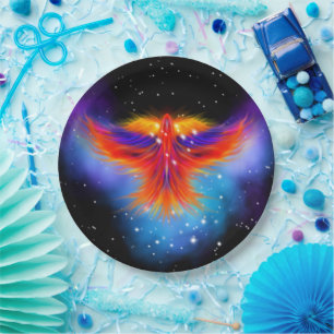 Plato De Papel Space Phoenix Nebula