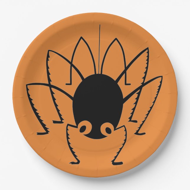 Plato De Papel Spider (Anverso)