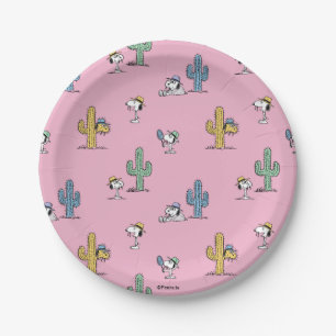 Plato De Papel Spike Sugar Pop Pattern