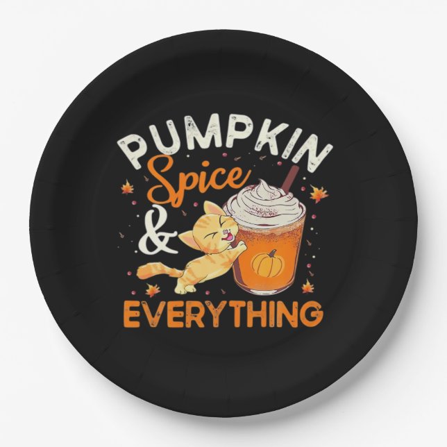 Plato De Papel Spkin Spice Everything Cat Lover Classic (Anverso)
