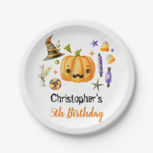 Plato De Papel Spooktacular Halloween Bash Kids Birday Fiesta