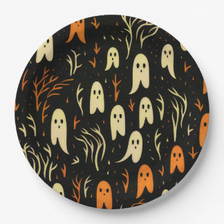 Plato De Papel Spooky Tableware para Fiestas y eventos