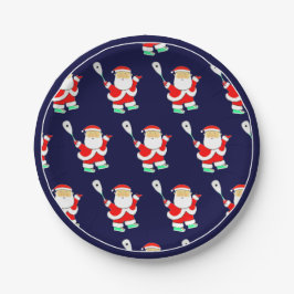 Plato De Papel Squash Christmas Party
