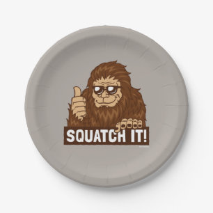 Plato De Papel Squatch
