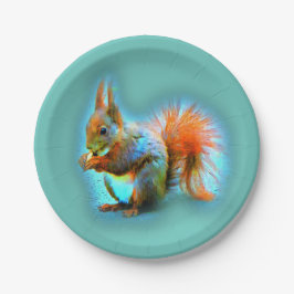 Plato De Papel Squirrel in modern style